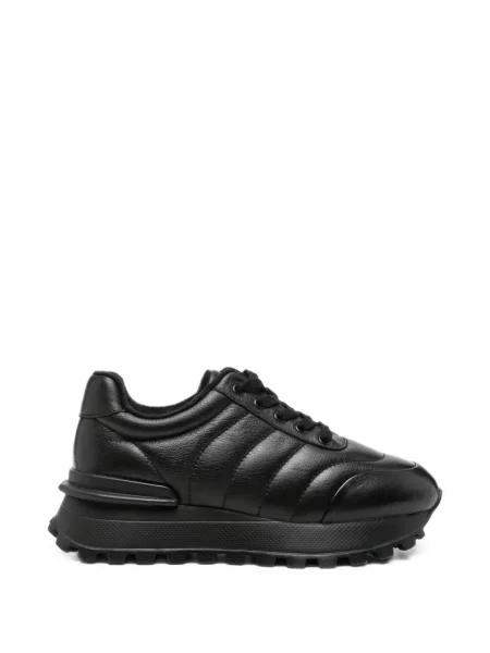 Matlasat sneakerși Linda Baumann din piele negru