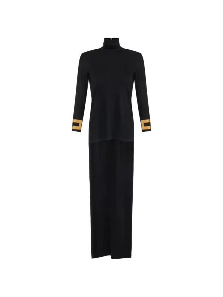 Top Elisabetta Franchi din jerseu negru