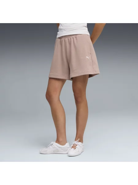PUMA szorty Wardrobe Essentials o luźnym kroju Akcesoria S beżowy