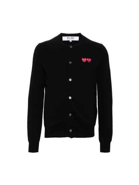 Kardigan Comme Des Garcons w serca czarny