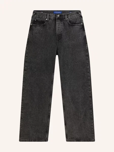 Scotch & Soda Džíny The Pitch Loose Fit medium grey šedé