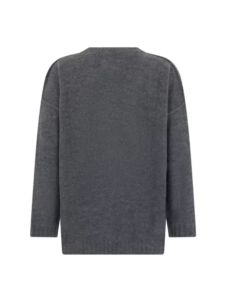 Maison Margiela sweter z wełną szary