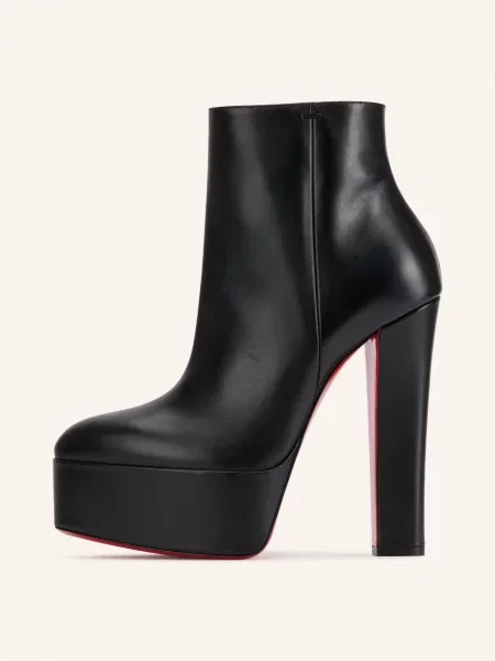 Christian Louboutin Kotníkové Boty Na Platformě Jenna Bootie černá
