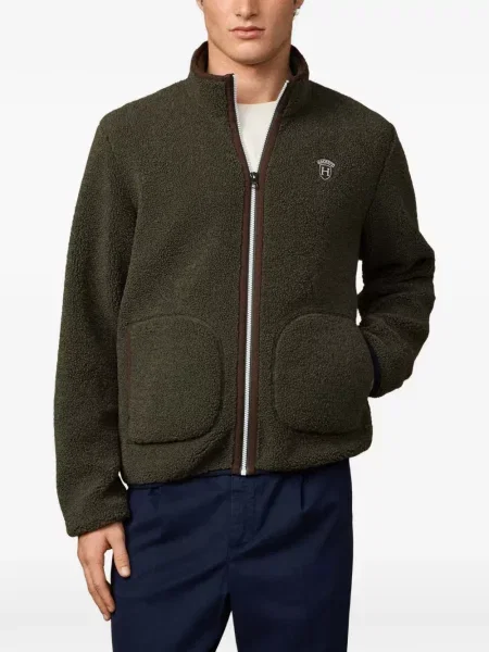 Ursuleț de pluș geacă Hackett London din fleece verde