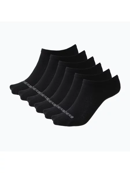 Шкарпетки SKECHERS Non Terry Low Cut 6 пар black чорні