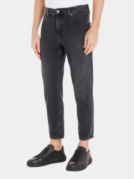 Дънки Calvin Klein Jeans черно