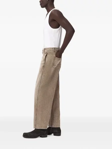 Blugi cu picior larg Allsaints maro