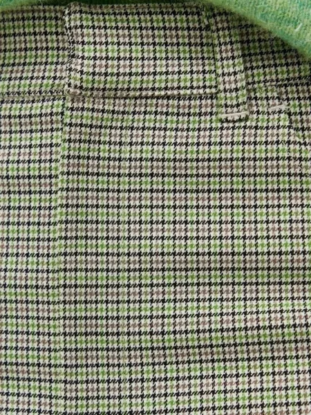 Fustă Gestuz în carouri verde