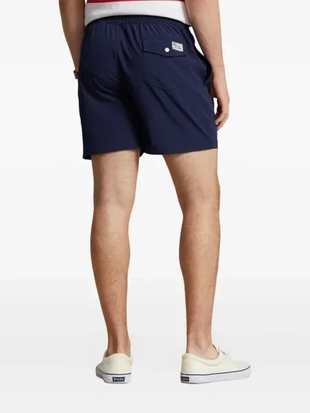 Ριγέ δερμάτινος κάλτσες Polo Ralph Lauren με κορδόνι μαύρο