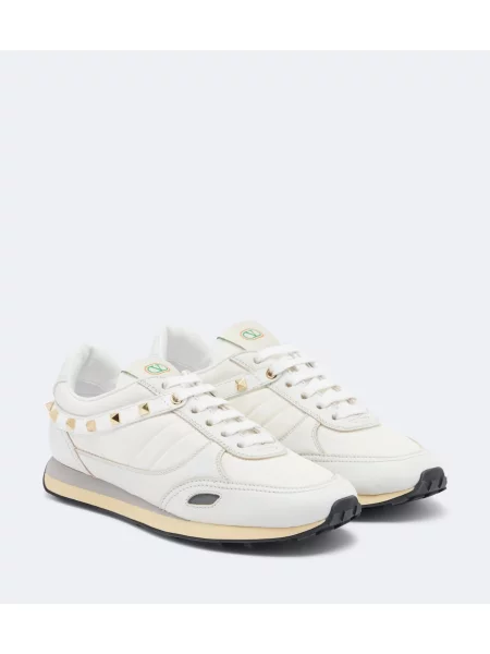 Sneakerși Valentino Garavani din piele alb