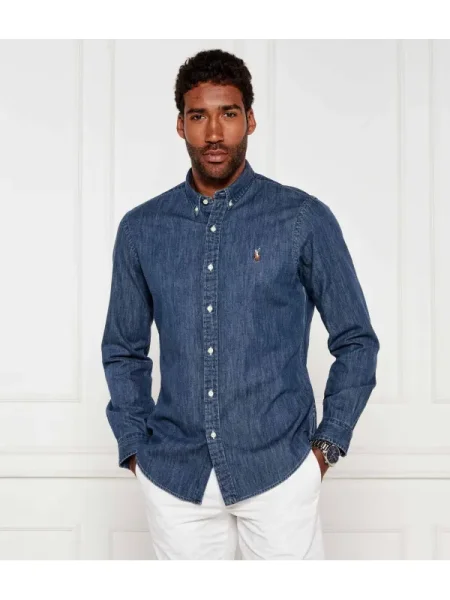 Polo Ralph Lauren Cămașă Core Replen Bleumarin albastru