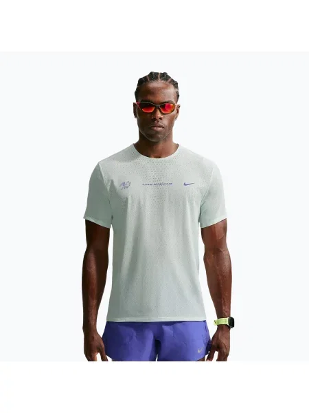 Koszulka do biegania Nike AeroSwift Dri-Fit ADV barely green/lapis zielona