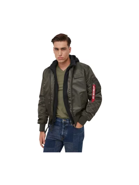 Kurtka bomber Alpha Industries zielony