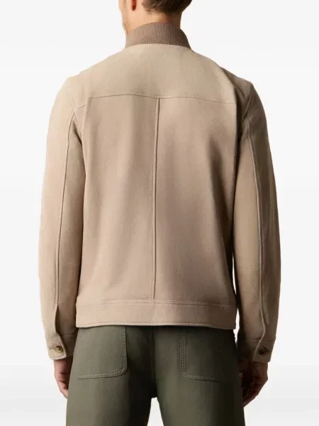 Geacă Brooks Brothers din piele de căprioară