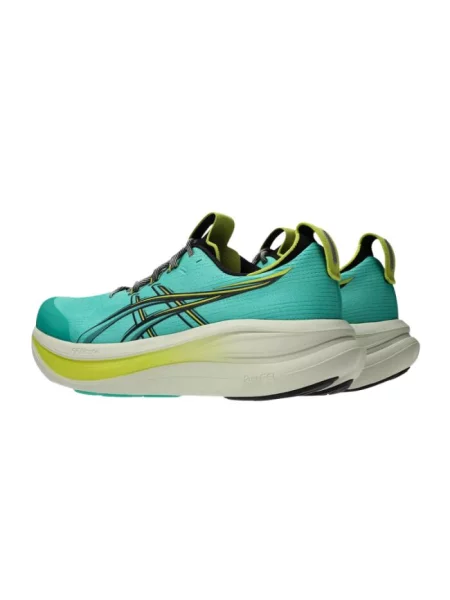 Buty do biegania ASICS Gel-Nimbus 28 TR Zielony/Niebieski niebieskie