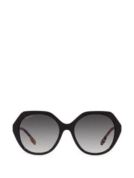 Ochelari de soare Burberry Eyewear cu imprimeu geometric negru