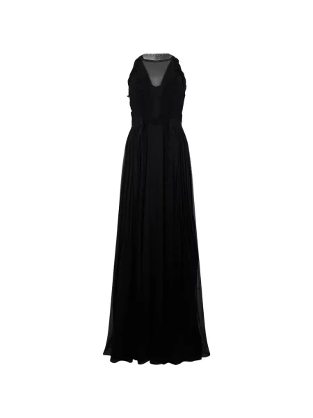 Rochie maxi Alberta Ferretti negru