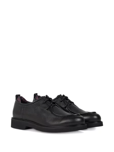 Pantofi derby Etro cu șireturi din piele negru