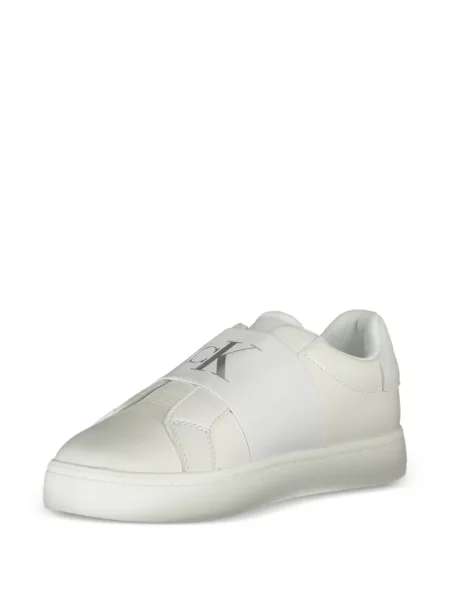 Slip on pántos sneaker Calvin Klein autogrammal fehér
