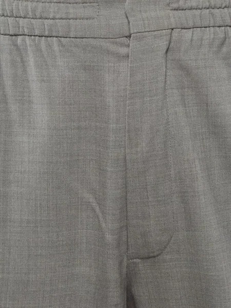 Pantaloni Zegna de lână gri
