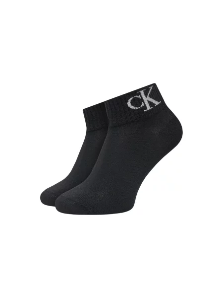 Чорапи Calvin Klein Jeans 2 чифта черно