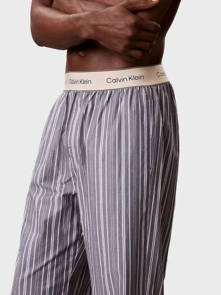Пижама Calvin Klein в полоску синяя