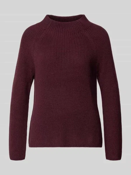 Sweter z dzianiny ze stójką Monari