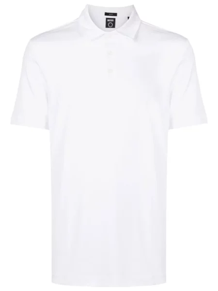 Polo Boss cu imagine alb