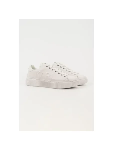 Sneakersy Karl Lagerfeld skórzane białe