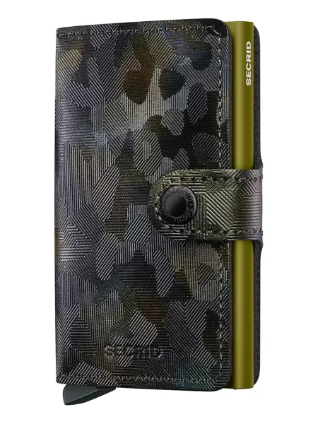 Kožená peněženka Secrid MJu-Moss zelená