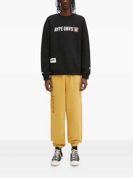 Pantaloni Aape By A Bathing Ape galben