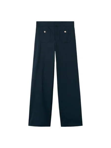 MANGO Pantaloni bleumarin