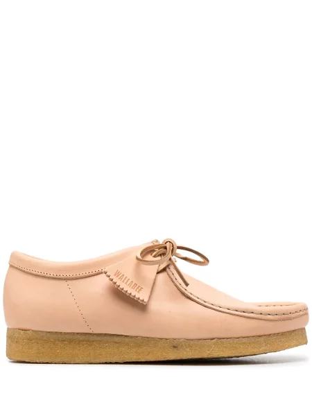 Pantofi Clarks Originals cu șireturi din dantelă