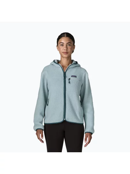 Bluză fleece pentru femei Patagonia Retro Pile Hoody virtually blue albastru