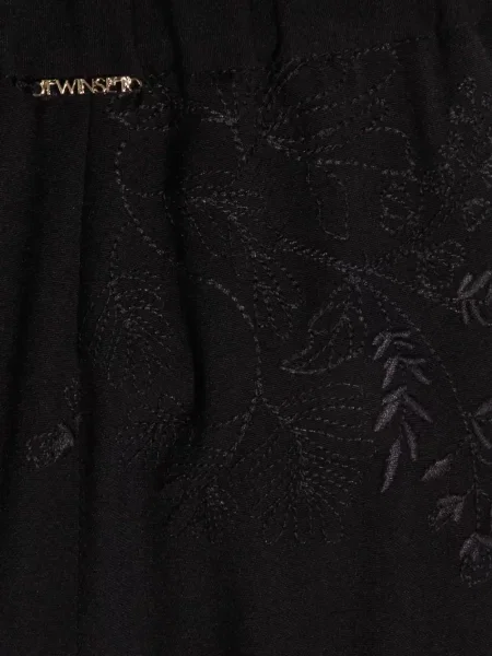 Pantaloni Twinset cu model floral albastru