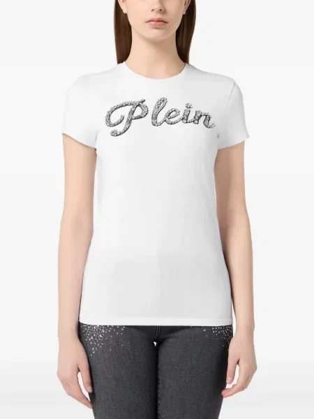 Tricou Philipp Plein cu autograf alb