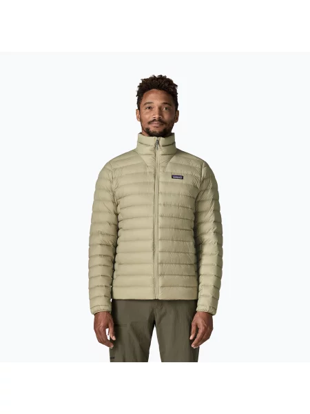 Geacă cu puf pentru bărbați Patagonia Down Sweater weathered stone