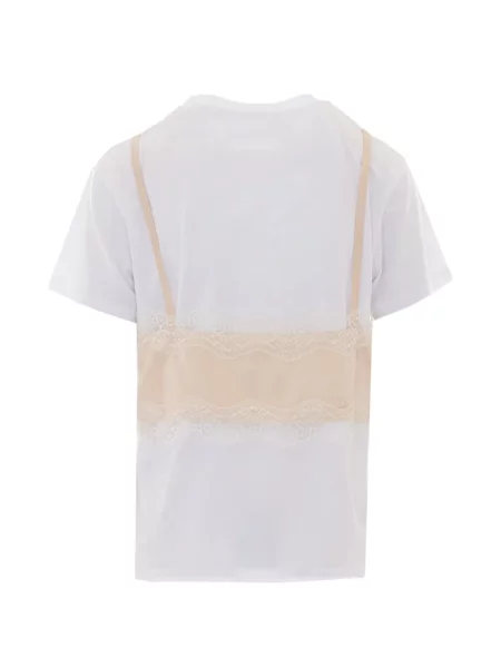 Tricou Aniye By din dantelă alb