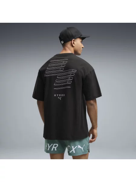 MÄ™ska koszulka oversize PUMA x HYROX Lifestyle Akcesoria S czarny