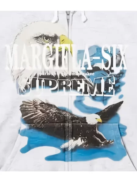 Hanorac cu glugă Supreme gri