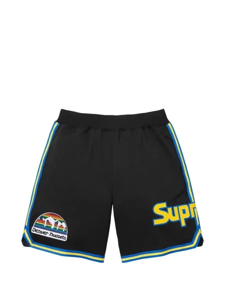 Pantaloni scurți Supreme cu imagine negru