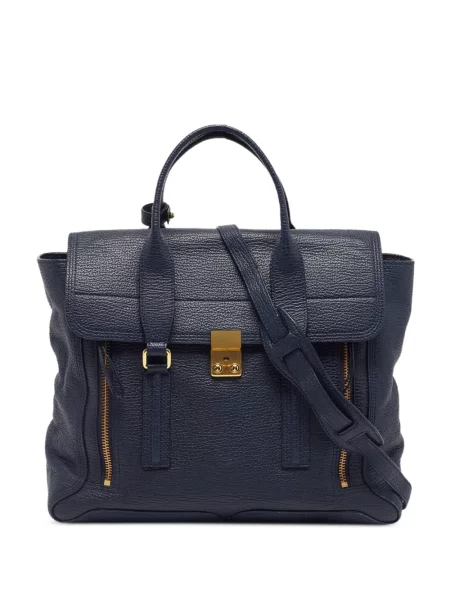 Geantă 3.1 Phillip Lim din piele albastru