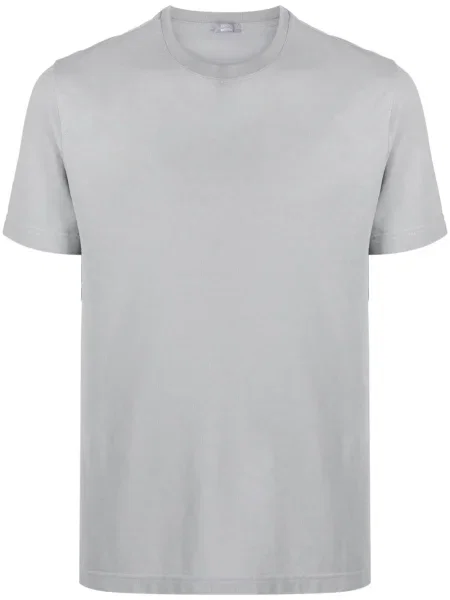 Tricou Zanone cu decolteu rotund gri