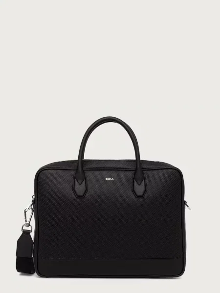 BOSS Geantă pentru laptop negru