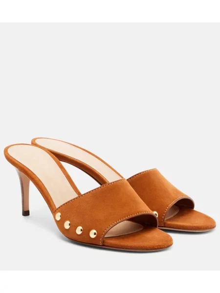 Sandale Gianvito Rossi din piele de căprioară maro