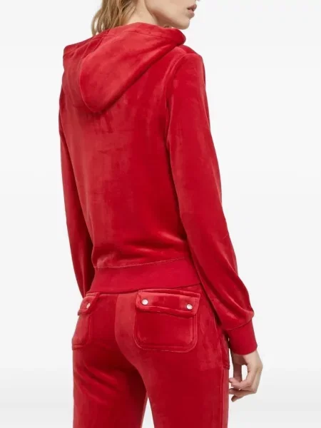 Hanorac cu glugă Juicy Couture cu broderie