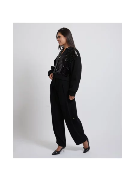 Kurtka bomber Armani Exchange z cekinami czarny