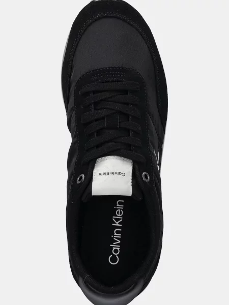 Férfi cipők Calvin Klein Retro Runner Ess Mix Mat black/stormfront/vaporous white. Méret: 40 EU fekete