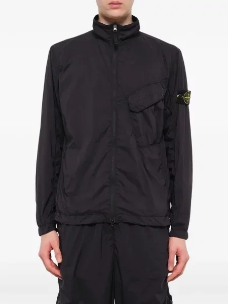 Cămașă Stone Island cu strasuri stretch negru