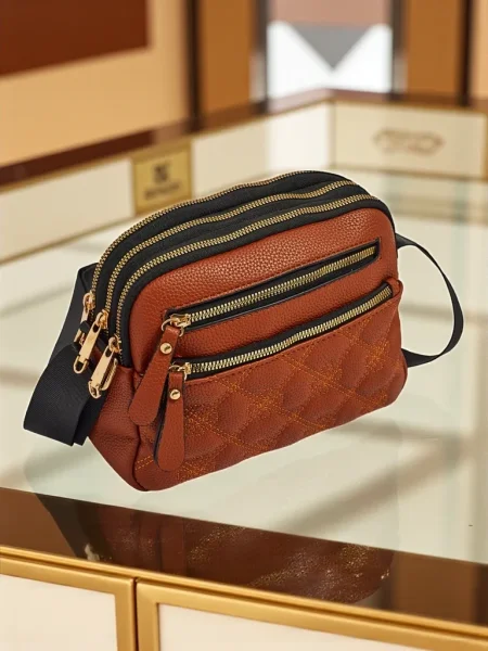 Geanta de piele Resti din piele negru